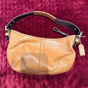 Coach Tan Leather Hobo Bag